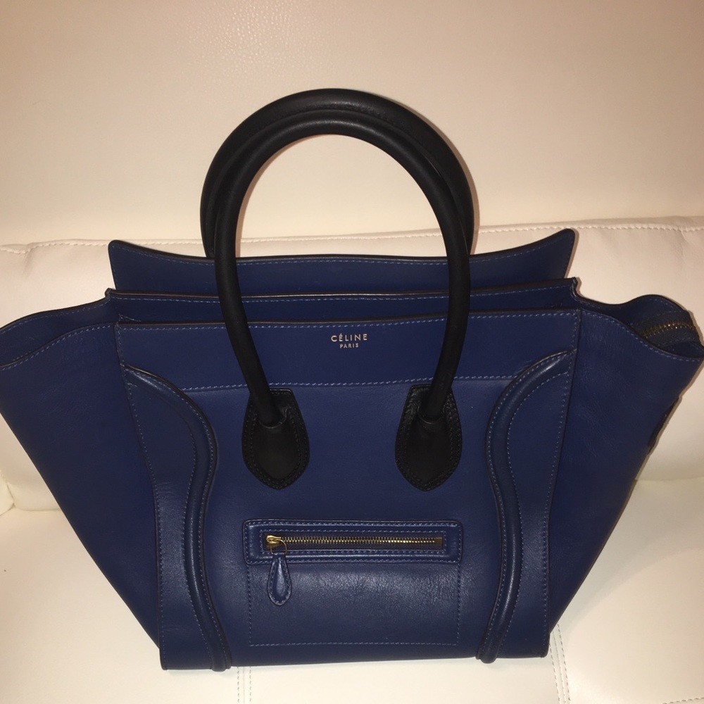 100% Authentic Black & Blue Celine Bag